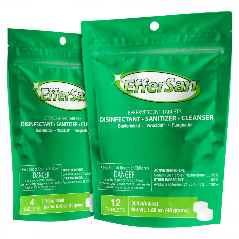 EfferSan Tablets ATS ChemDepot Disinfectants & Bulk Chemistry